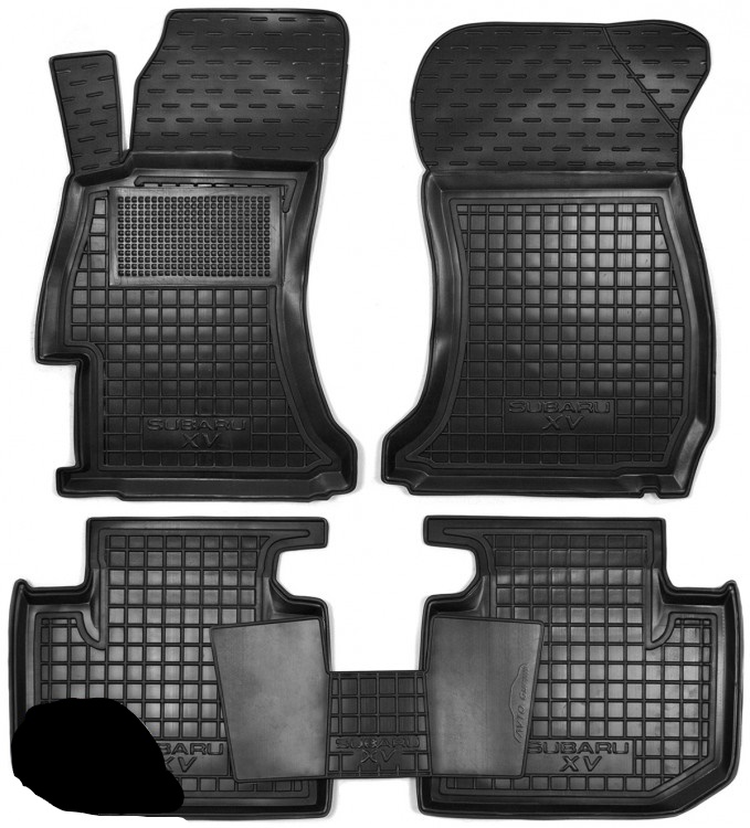 Set tappetini di gomma su misura per Subaru XV (2011-2016)